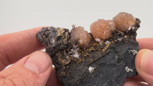 Lustrous Olmiite on matrix, N'Chwaning II, Northern Cape, South Africa